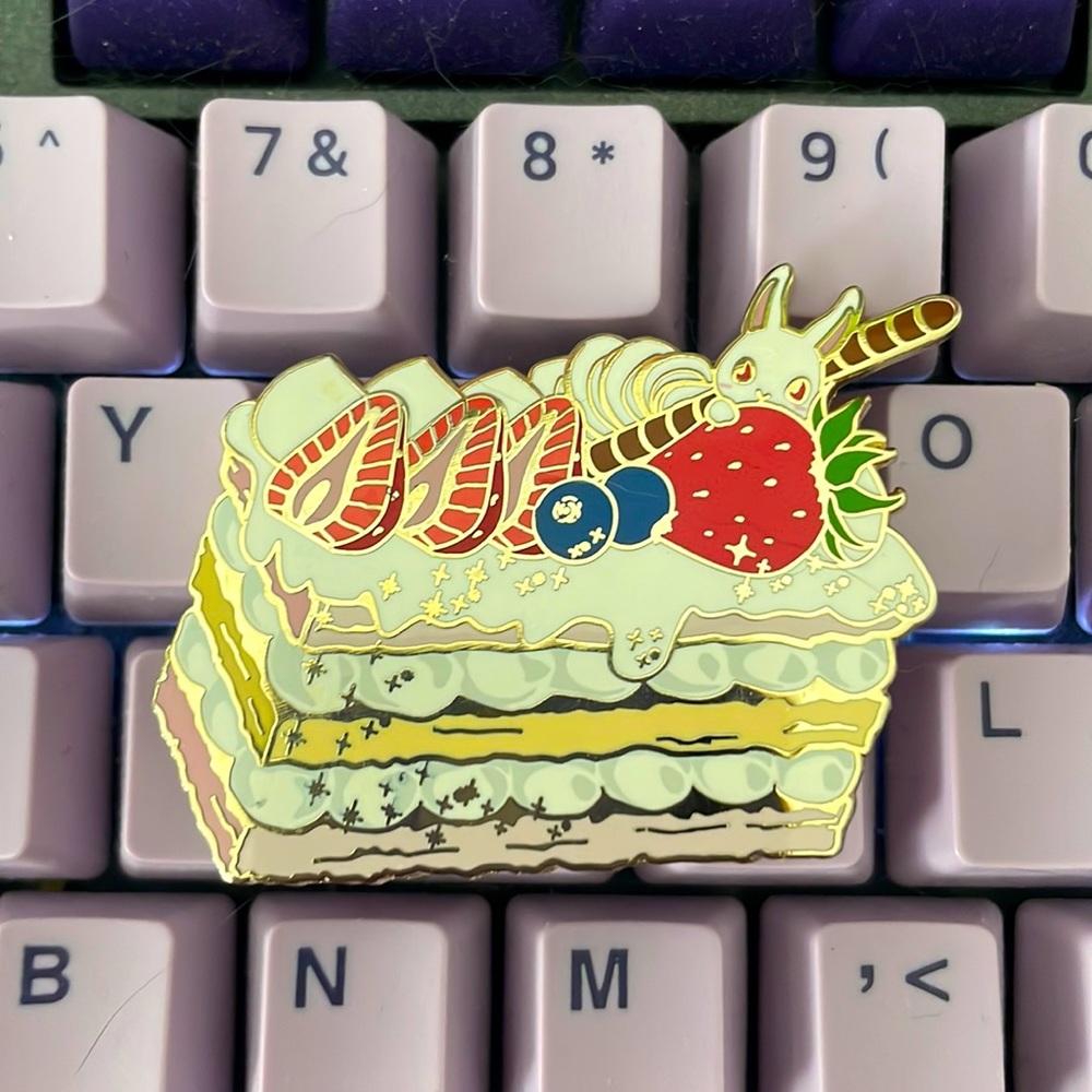 Rabbit Cafe Pin
